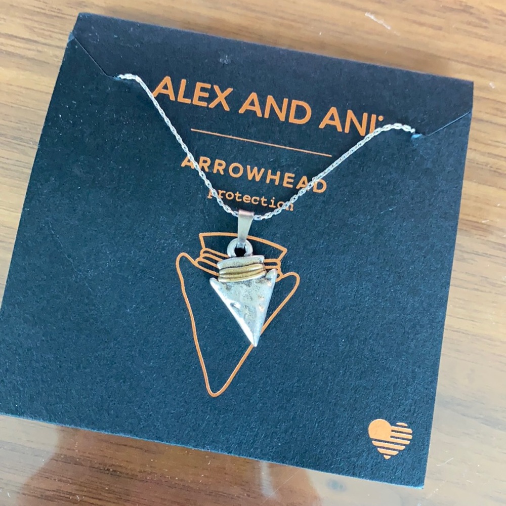 Alex and Ani Arrowhead Necklace New with Tags
